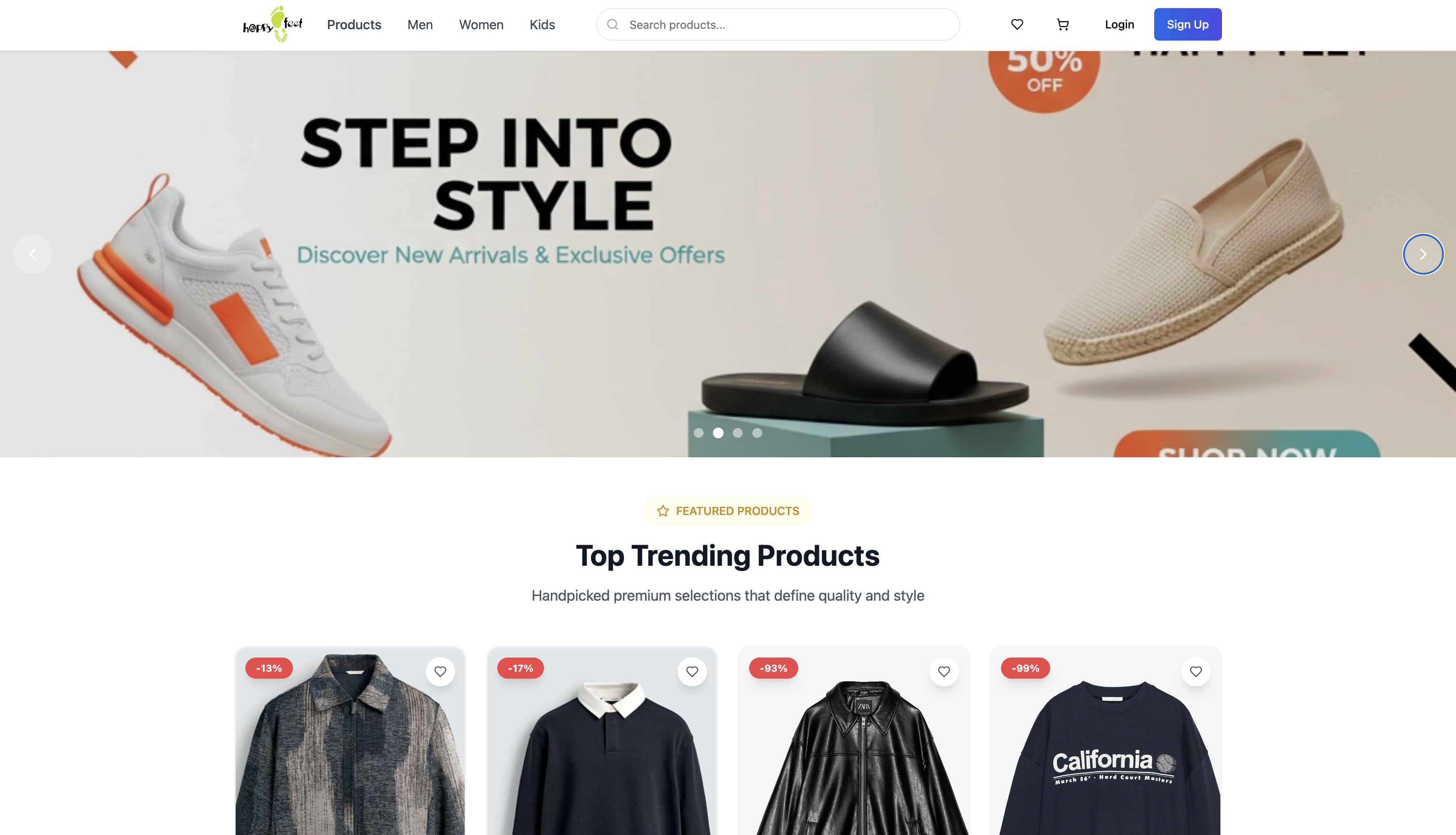 Happy Feet E-Commerce