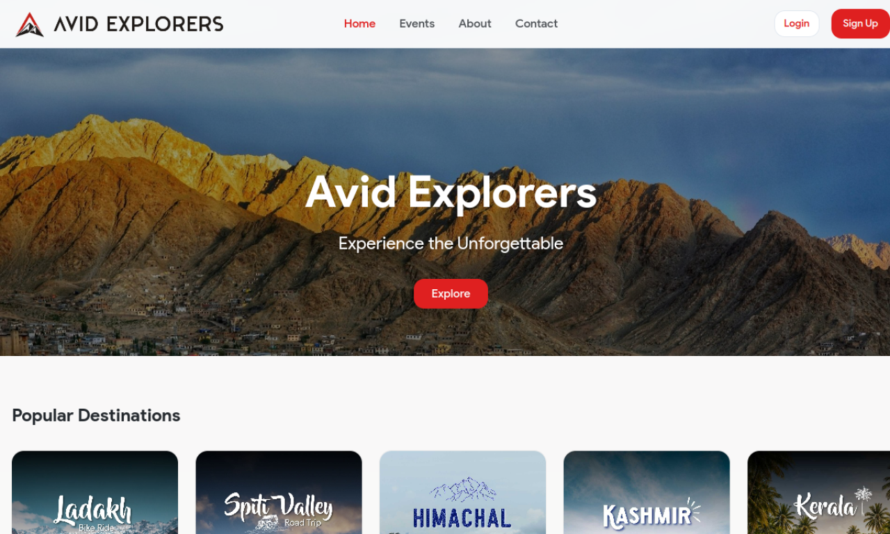 Avid Explorers screenshot